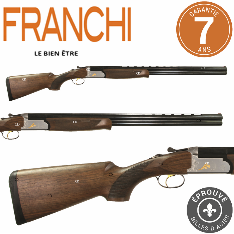 Fusil Franchi Feeling Acier Elégante Ejecteurs 12/76 71cm