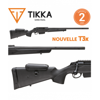 Carabine Tikka T3x CTR Compact Tactical Rifle 61cm Filetée Busc Réglable