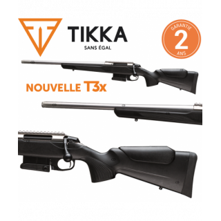 Carabine Tikka T3x CTR Compact Tactical Rifle Inox Gaucher 51cm 308 Win
