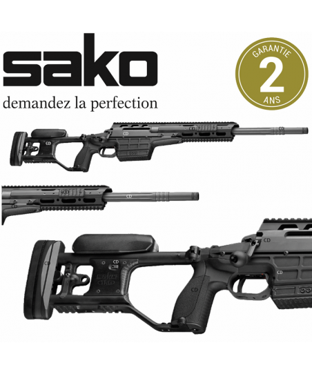 Carabine Sako TRG M10 Noire Crosse Pliante 338 Lapua Mag