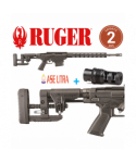 Pack Carabine Ruger Précision Rifle RPR Tactical V2 308 Win + Frein De Bouche Ase Ultra