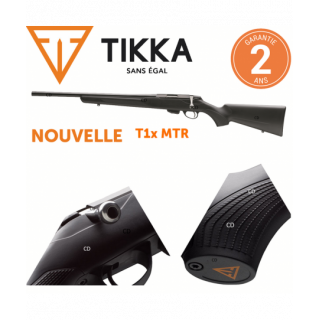 Carabine Tikka T1x MTR Gaucher 17 HMR Filetée