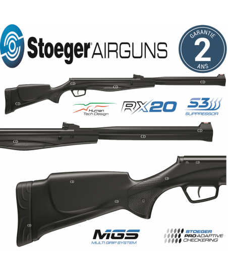 Carabine Stoeger Airguns RX20 S3 Suppressor 20 Joules
