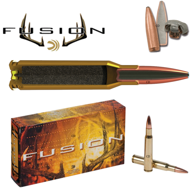 Balles Fédéral Premium Fusion Rifle 300 Win Mag 180 Grains Par 20