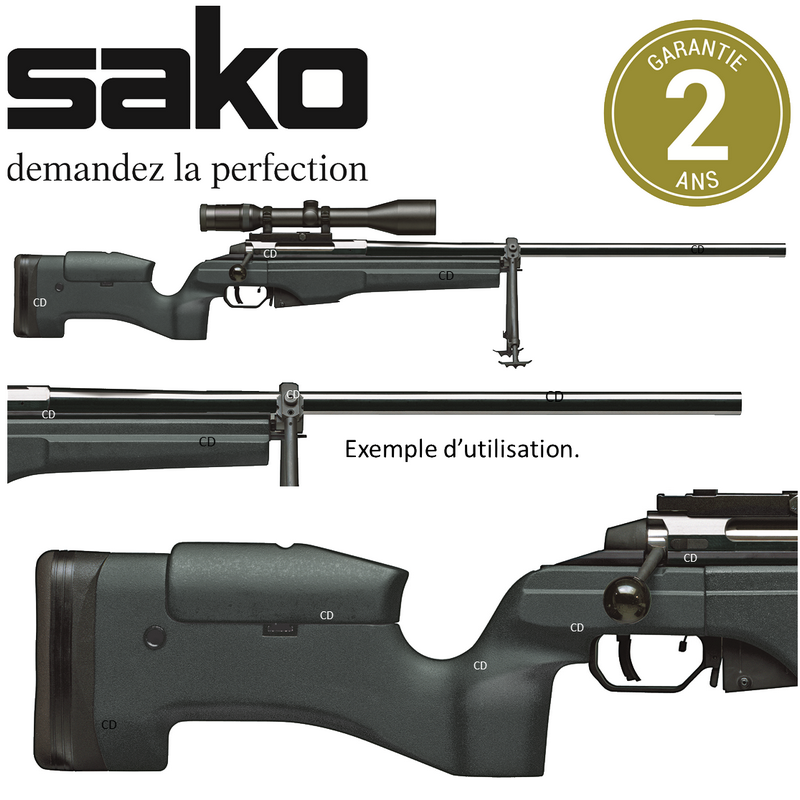 Carabine Sako TRG 42 Noire Crosse Fixe