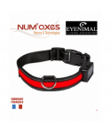 Collier Lumineux USB Rechargeable Num Axes Light Collars Eyenimal Rouge