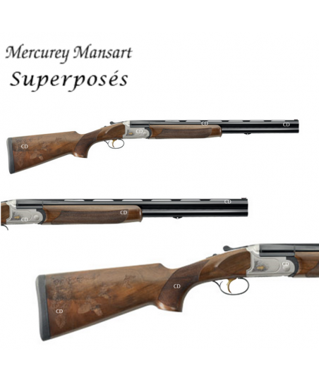 Fusil Superposé Mercurey Mansart Bécassier XL12GB 12/76 60cm