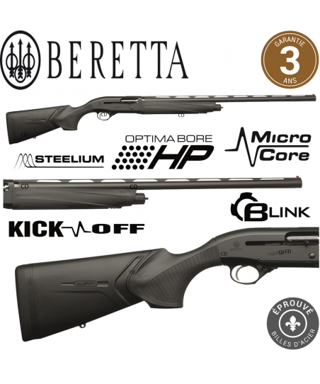 Fusil Beretta A400 Lite Synthétic 12/76 Kick Off Plus