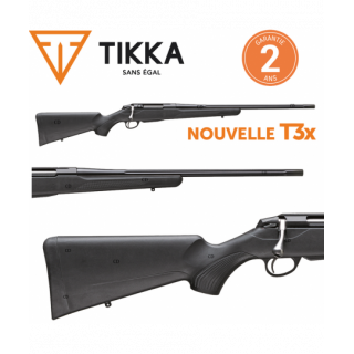 Carabine Tikka T3x Superlite Flutée Et Filetée