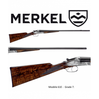 Fusil Juxtaposé Merkel 40E Arabesque 12/76 71cm