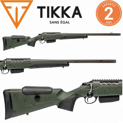 Carabine Tikka T3x Super Varmint Roughtech Cérakote Vert