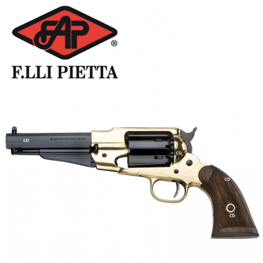 Revolver Pietta 1858 Remington Laiton Sheriff Quadrillé Calibre 44