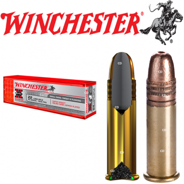 Balles Winchester Super X Copper Plated 22LR Par 100