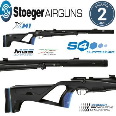 Pack Complet Stoeger Airguns Xm1 PCP S4 Suppressor 20 Joules