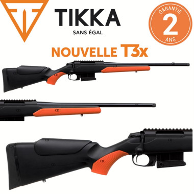 Pack Carabine Tikka T3x CTR Compact Tactical Rifle Wild Boar 308 Win