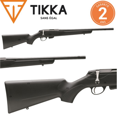Pack Complet Carabine Tikka T1X Synthétique 22LR + Lunette Burris Fullfield 3-9x40