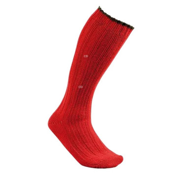 Chaussettes Homme Club Interchasse Natun Court Rouge