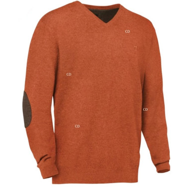 Pull Homme Club Interchasse Weslon Rouille