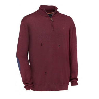 Pull Homme Club Interchasse Winsley Prune