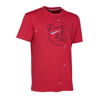 Tee-Shirt Homme Verney Carron Riviera Rouge