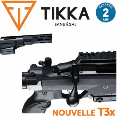 Carabine Tikka T3x Tact A1 308 Win Canon De 51cm + Frein De Bouche