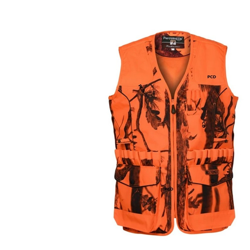 Gilet Homme Percussion Stronger Ghost Camo Blaze & Black