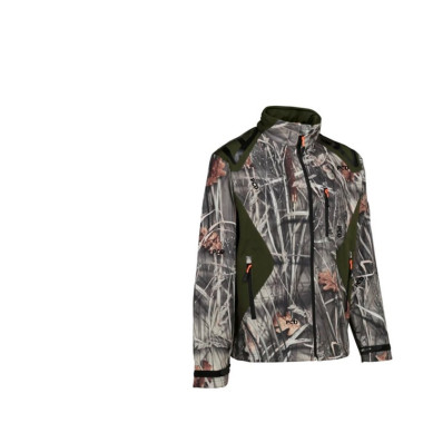 Blouson Homme Percussion Softshell Ghost Camo Wet