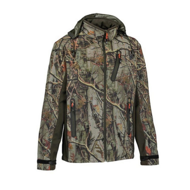 Blouson Homme Percussion Softshell Ghost Camo Forest